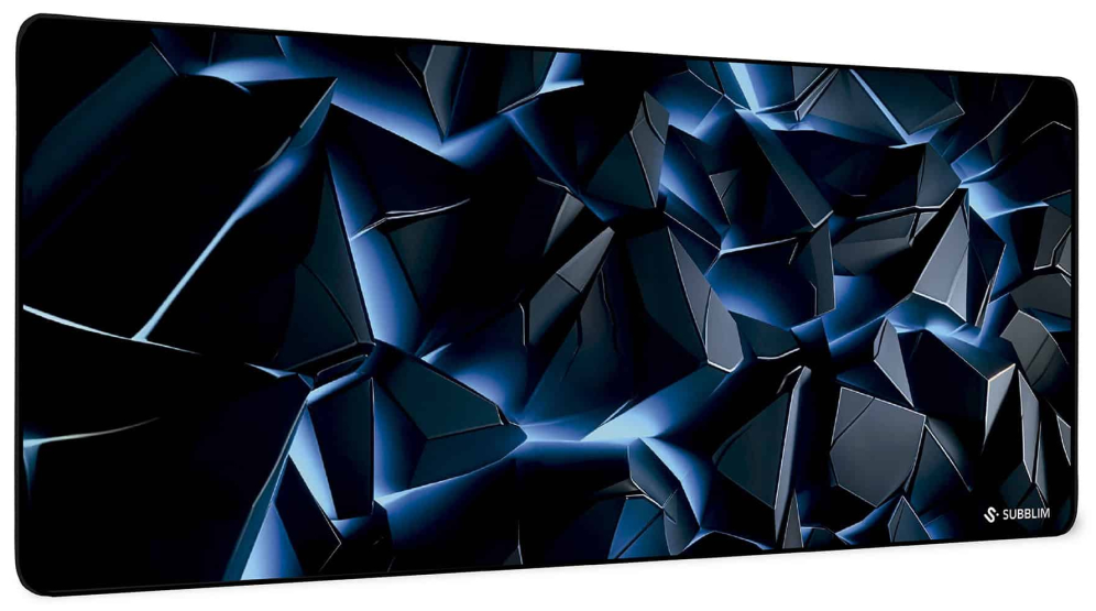 SUBBLIM Blue Obsidian XL Mouse Pad Alfombrilla de ratón para juegos Azul oscuro