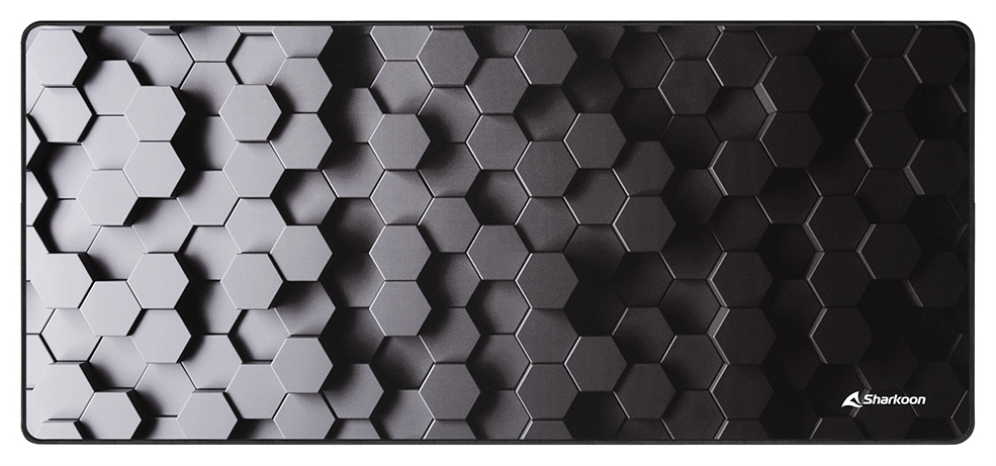 Sharkoon SKILLER SGP30 Alfombrilla de ratón para juegos Negro, Gris