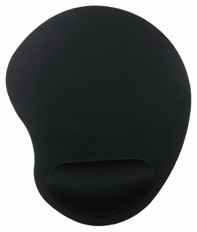 Gembird MP-ERGO-01 alfombrilla para ratón Negro