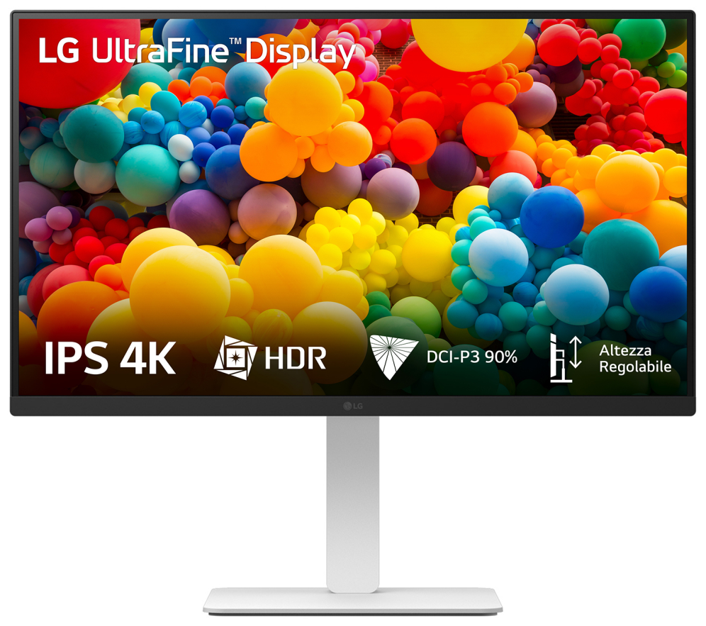 LG 27US550-W pantalla para PC 68,6 cm (27") 3840 x 2160 Pixeles 4K Ultra HD LCD Blanco