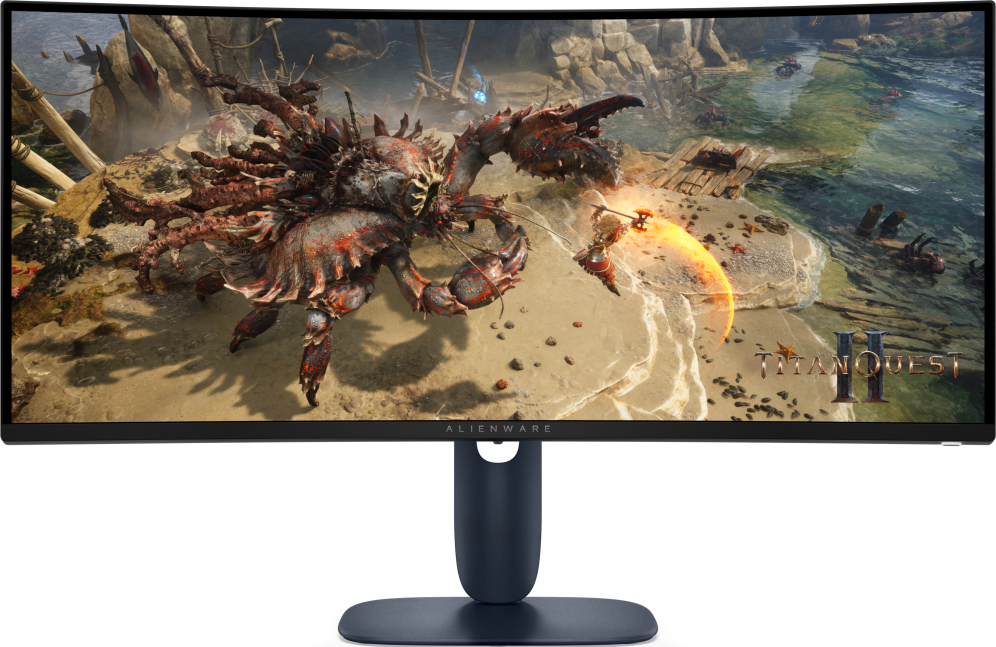 Alienware AW3425DWM pantalla para PC 86,4 cm (34") 3440 x 1440 Pixeles Wide Quad HD LCD Negro, Azul