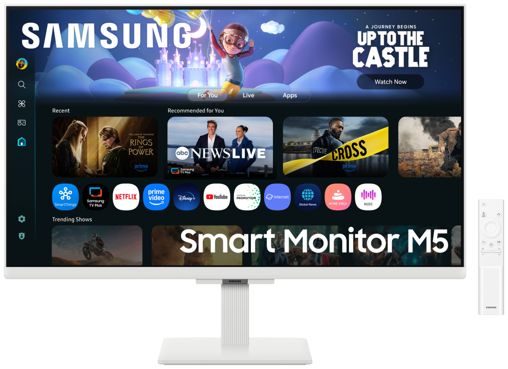 Samsung M5 M50F pantalla para PC 68,6 cm (27") 1920 x 1080 Pixeles Full HD LCD Blanco