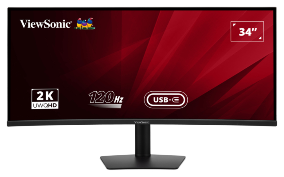 Viewsonic VA VA3420C pantalla para PC 86,4 cm (34") 3440 x 1440 Pixeles UltraWide Quad HD LED Negro