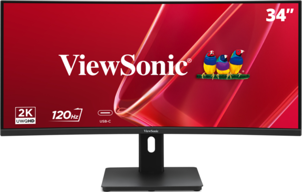 Viewsonic VA VA3420C-2 pantalla para PC 86,4 cm (34") 3440 x 1440 Pixeles UltraWide Quad HD LED Negro