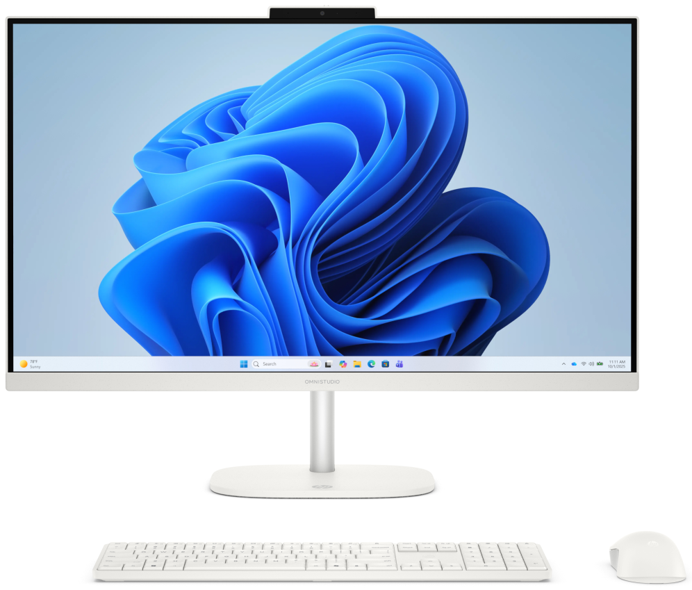 HP OmniStudio All-in-One Desktop 27-cu0029ns PC Intel Core 7 240H 68,6 cm (27") 1920 x 1080 Pixeles 24 GB DDR5-SDRAM 1 TB SSD Windows 11 Home Wi-Fi 6 (802.11ax) Blanco