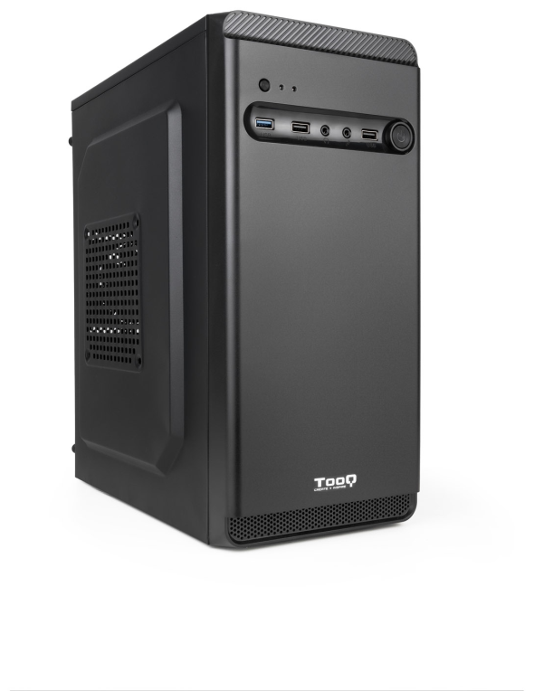 TooQ Caja Minitorre Micro-ATX Negra
