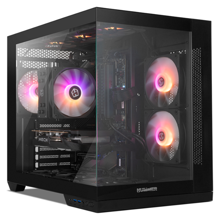 NOX Hummer Astra Neo Black Midi Tower Negro
