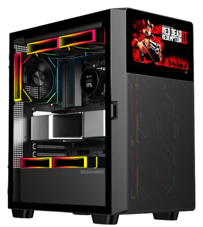 NOX Hummer NXHUMMERBIOS carcasa de ordenador Torre Negro