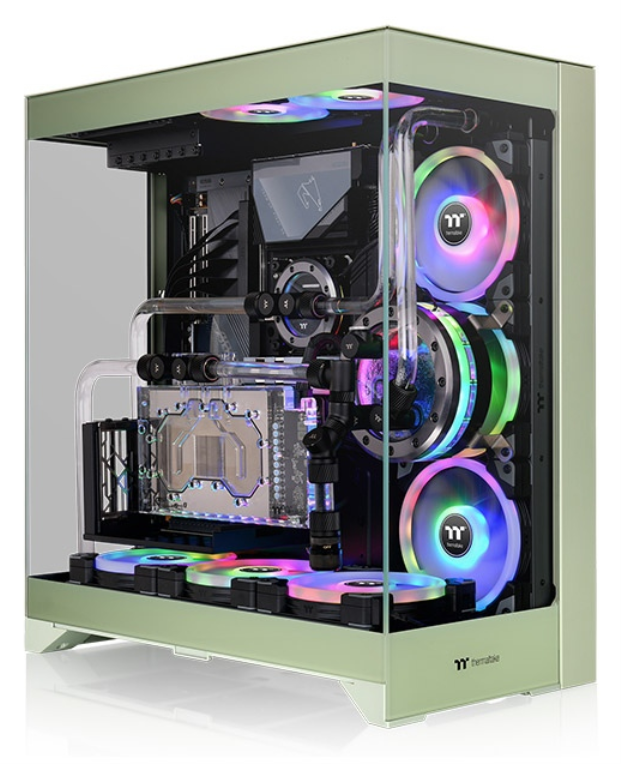 Thermaltake CTE E550 TG Midi Tower Verde