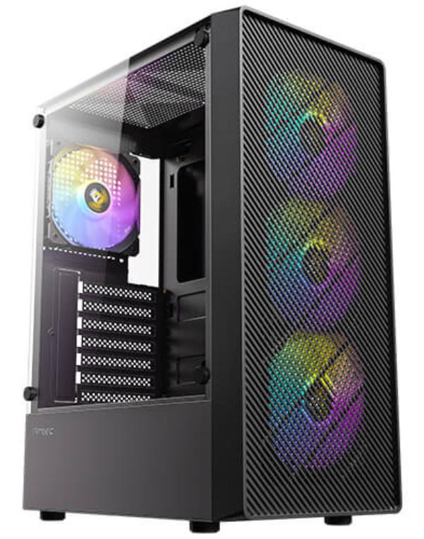 Antec 0-761345-10199-8 carcasa de ordenador Midi Tower Negro
