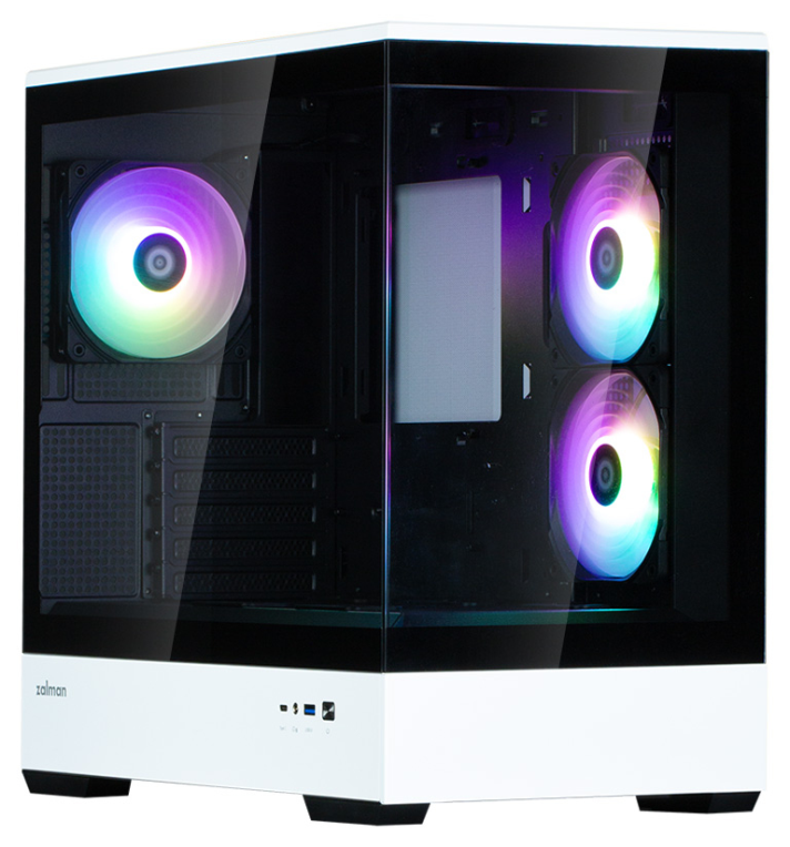Zalman P30 BW carcasa de ordenador Mini Tower Negro