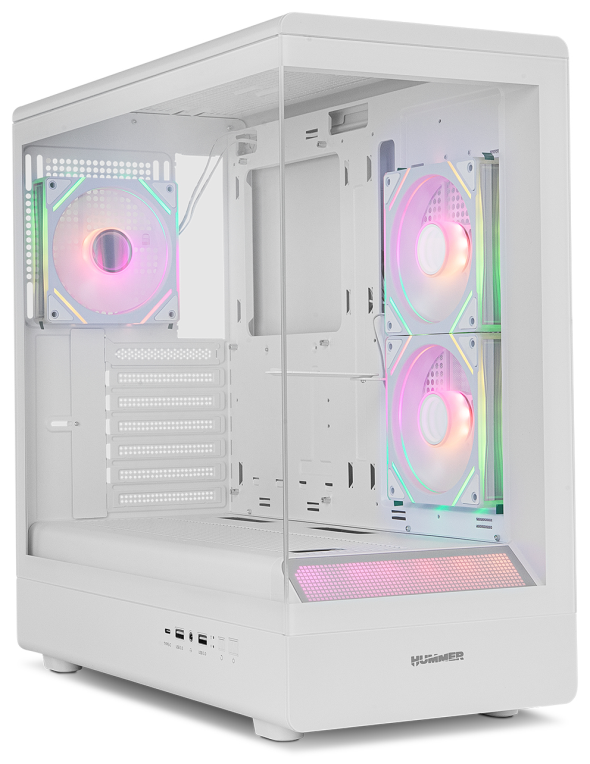 NOX Hummer NXHUMMERSIGNALBK Midi Tower Blanco