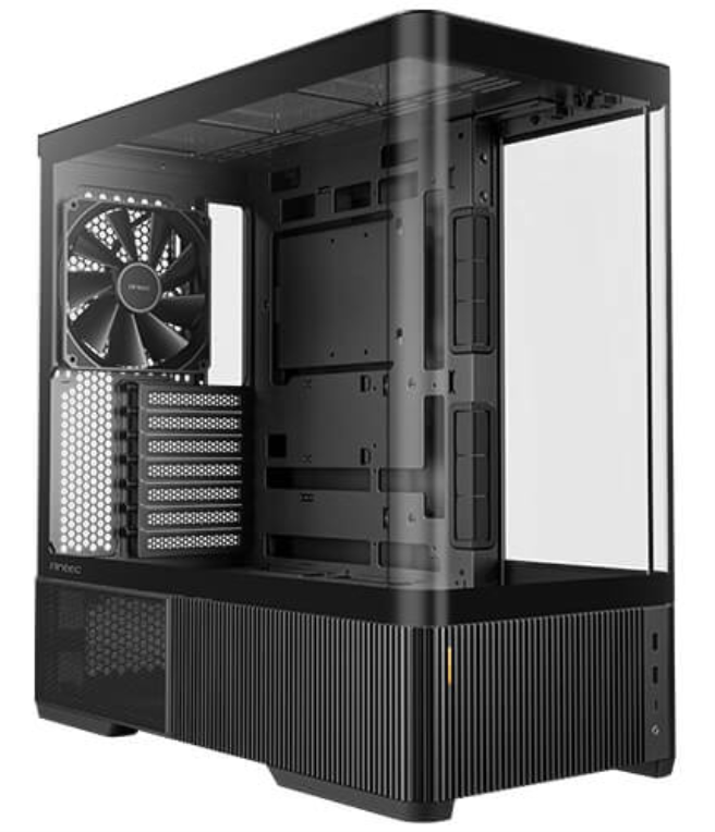 Antec C6 Curve Air Midi Tower Negro, Transparente