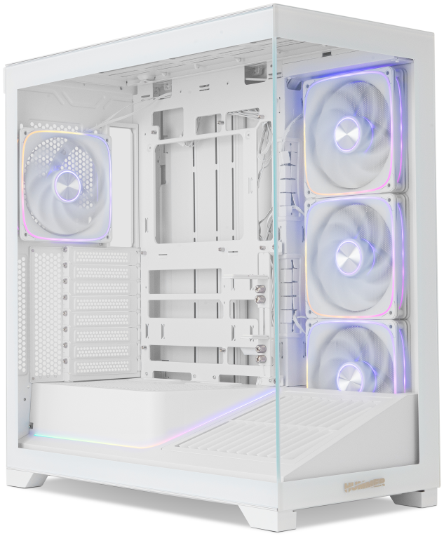NOX Hummer BLADE, Torre ATX, ARGB, Ultra Airflow, Blanco