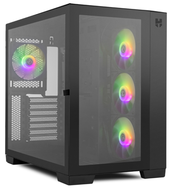 NOX Hummer Astra Midi Tower Negro