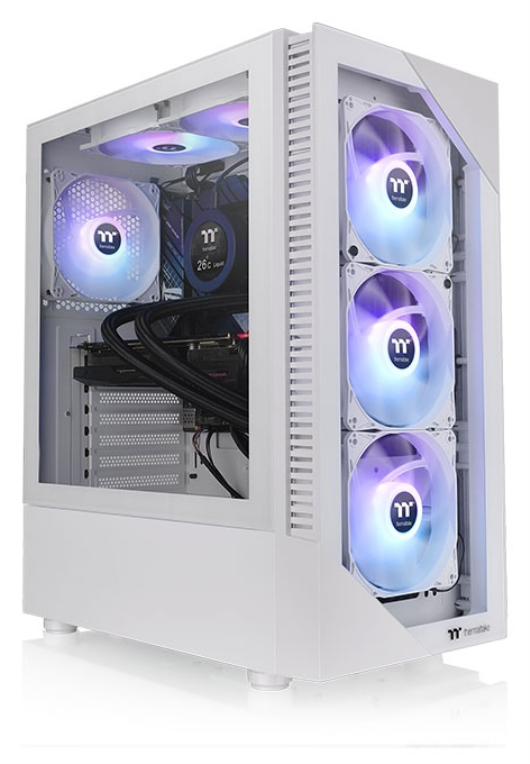 Thermaltake View 200 TG Snow ARGB Midi Tower Blanco
