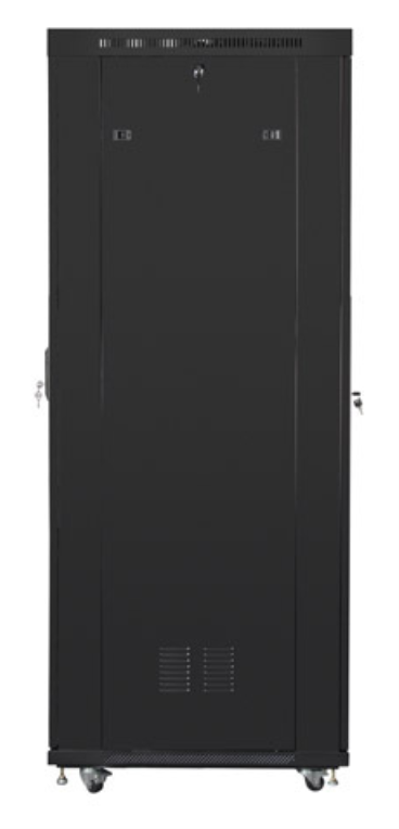 Lanberg FF01-8027-23BL armario rack 27U Rack o bastidor independiente Negro