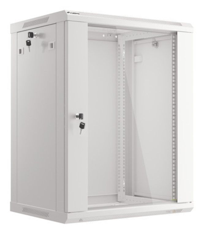 Lanberg WF01-6415-10S armario rack 15U Bastidor de pared Gris
