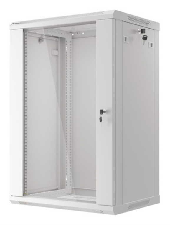 Lanberg WF01-6418-10S armario rack 18U Bastidor de pared Gris