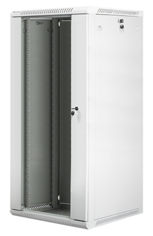 Lanberg WF01-6627-10S armario rack 27U Bastidor de pared Blanco