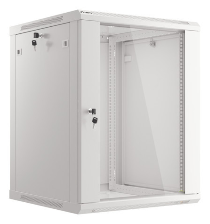 Lanberg WF01-6615-10S armario rack 15U Bastidor de pared Gris