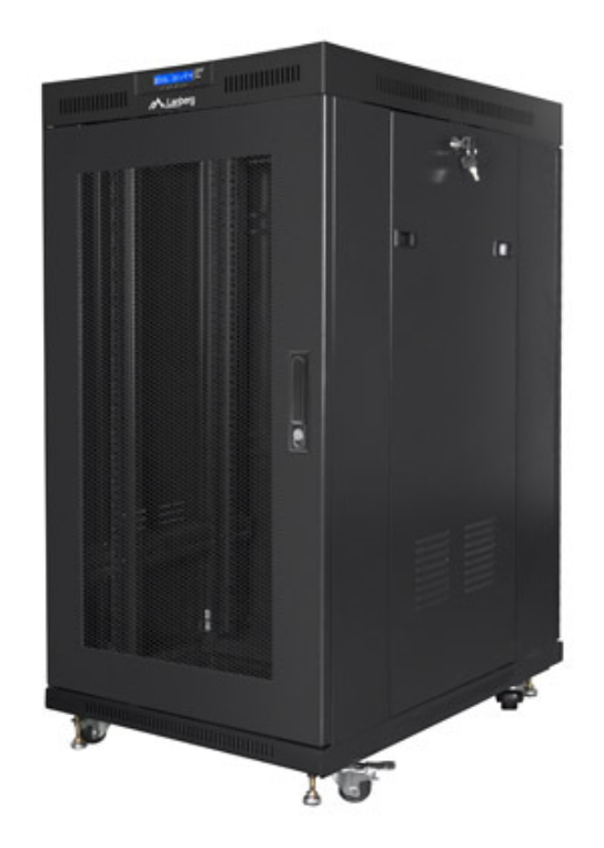 Lanberg FF01-8022-23BL armario rack 22U Rack o bastidor independiente Negro