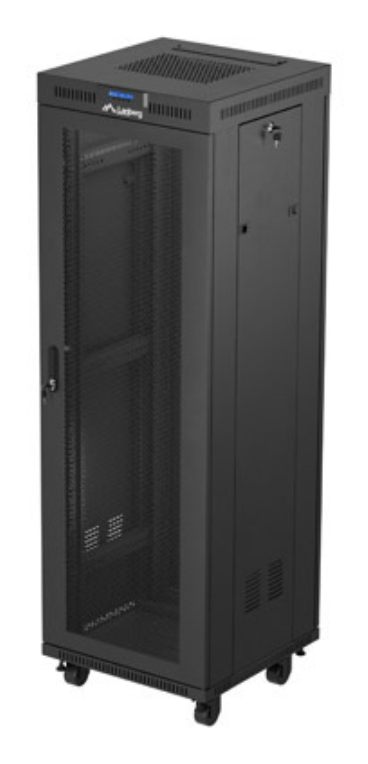 Lanberg FF01-6637-23BL armario rack 37U Rack o bastidor independiente Negro