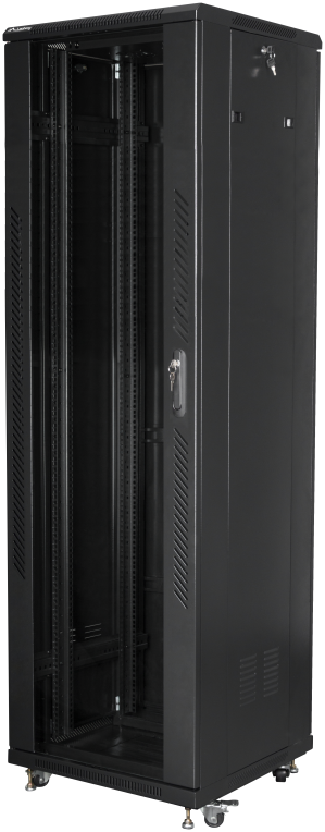 Lanberg FF01-6642-12B armario rack 42U Rack o bastidor independiente Negro