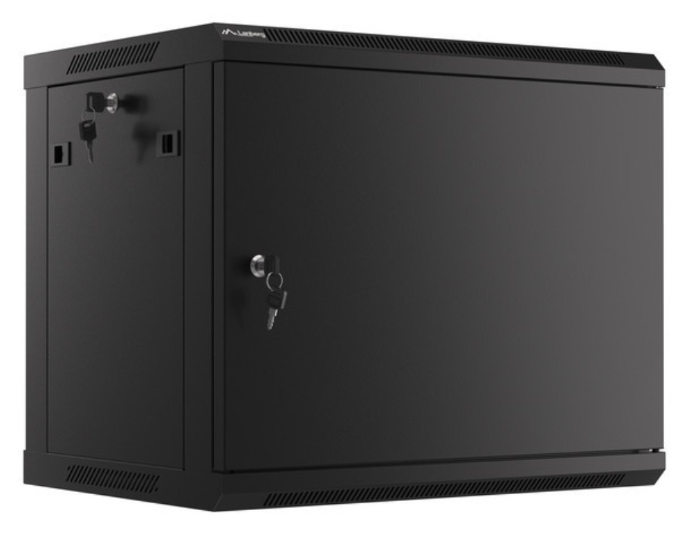 Lanberg WF01-6409-00B armario rack 9U Bastidor de pared Negro