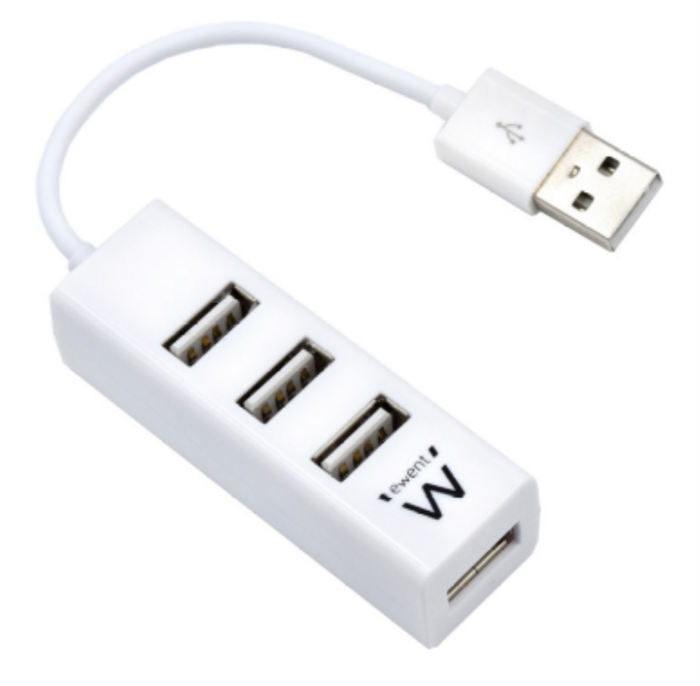 Ewent EW1122 hub de interfaz USB 2.0 Blanco