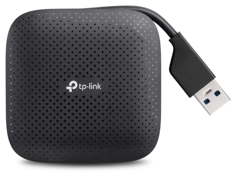 TP-Link UH400 hub de interfaz USB 3.2 Gen 1 (3.1 Gen 1) Type-A 5000 Mbit/s Negro