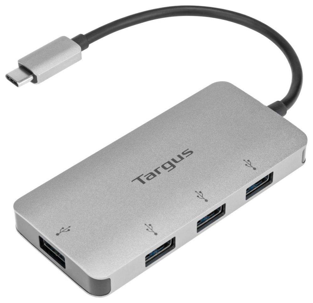 Targus ACH226EU hub de interfaz USB 3.2 Gen 1 (3.1 Gen 1) Type-C 5000 Mbit/s Plata