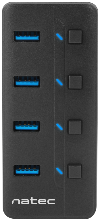 NATEC MANTIS USB 2.0 Type-B 5000 Mbit/s Negro