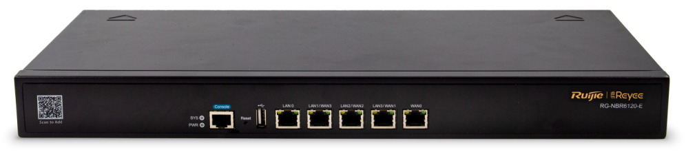 Ruijie Networks RG-NBR6120-E router Gigabit Ethernet Negro