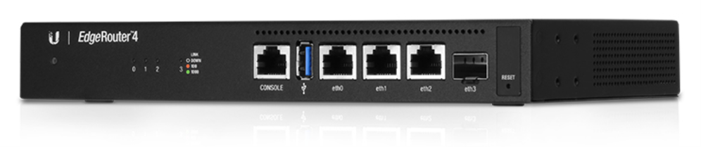 Ubiquiti EdgeRouter 4 router Gigabit Ethernet Negro