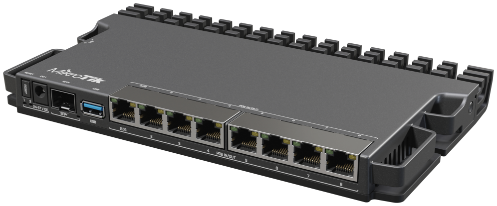 Mikrotik RB5009UG+S+IN router 2.5 Gigabit Ethernet Negro