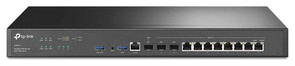 TP-Link Omada ER8411 router Gigabit Ethernet Negro