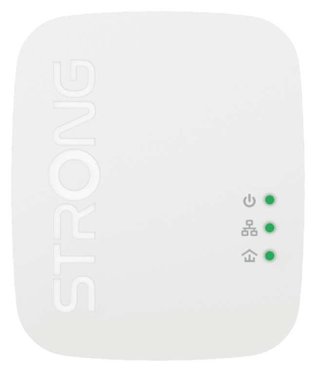Strong POWERL1000DUOMINI adaptador de red PowerLine 1000 Mbit/s Ethernet Blanco 2 pieza(s)