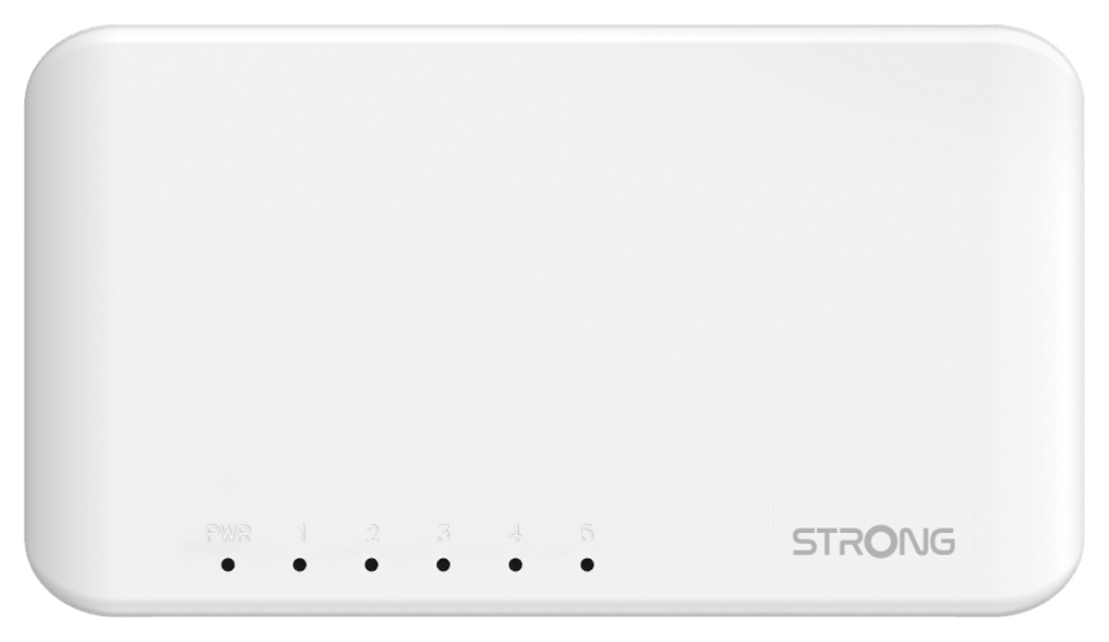 Strong SW5000P switch Gigabit Ethernet (10/100/1000) Blanco