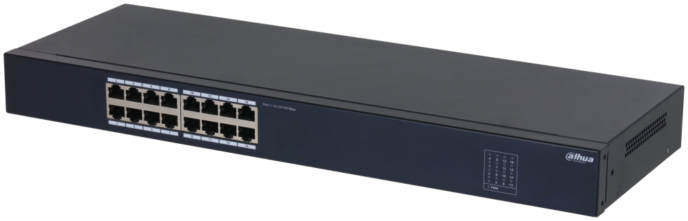 Dahua Technology SF1016 No administrado L2 Fast Ethernet (10/100) Negro