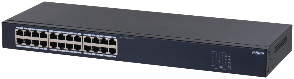 Dahua Technology SF1024 No administrado L2 Fast Ethernet (10/100) Negro