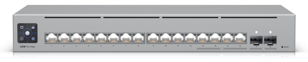 Ubiquiti Pro Max 16 L3 2.5G Ethernet (100/1000/2500) 1U Gris