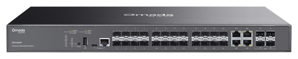 TP-Link SG5428XF switch Gestionado L3 Negro