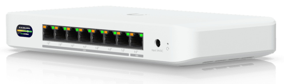 Ubiquiti UDB-Switch 2.5G Ethernet (100/1000/2500) Energía sobre Ethernet (PoE) Blanco