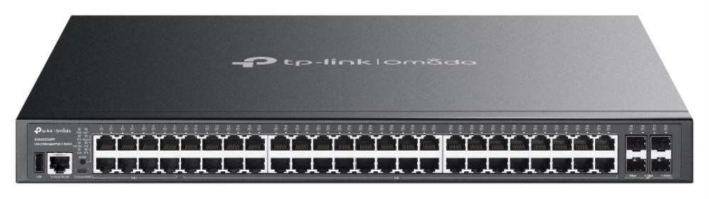 TP-Link Omada SG5452XMPP switch Gestionado L3 Gigabit Ethernet (10/100/1000) Energía sobre Ethernet (PoE) Negro