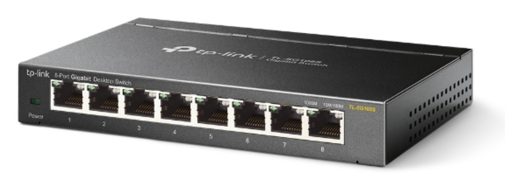 TP-Link Omada TL-SG108S switch No administrado Gigabit Ethernet (10/100/1000) Negro