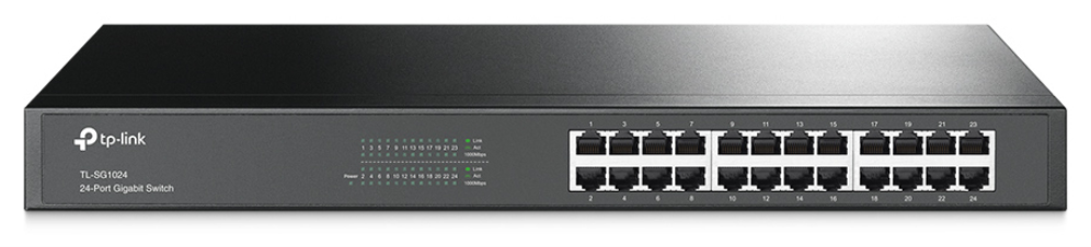 TP-Link TL-SG1024 switch No administrado L2 Gigabit Ethernet (10/100/1000) Negro