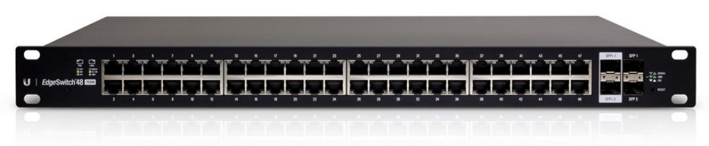 Ubiquiti ES-48-500W switch Gestionado L2/L3 Gigabit Ethernet (10/100/1000) Energía sobre Ethernet (PoE) 1U Negro