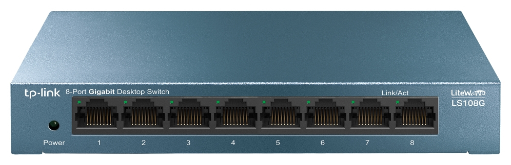 TP-Link LS108G No administrado Gigabit Ethernet (10/100/1000) Azul