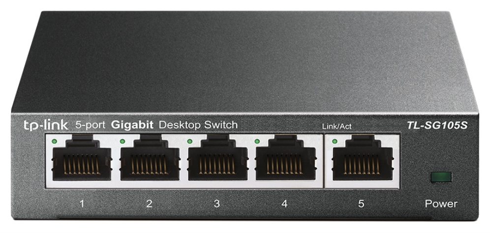 TP-Link TL-SG105S No administrado Gigabit Ethernet (10/100/1000) Negro
